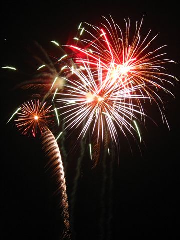Independence Day Fireworks in Woodstock VA
